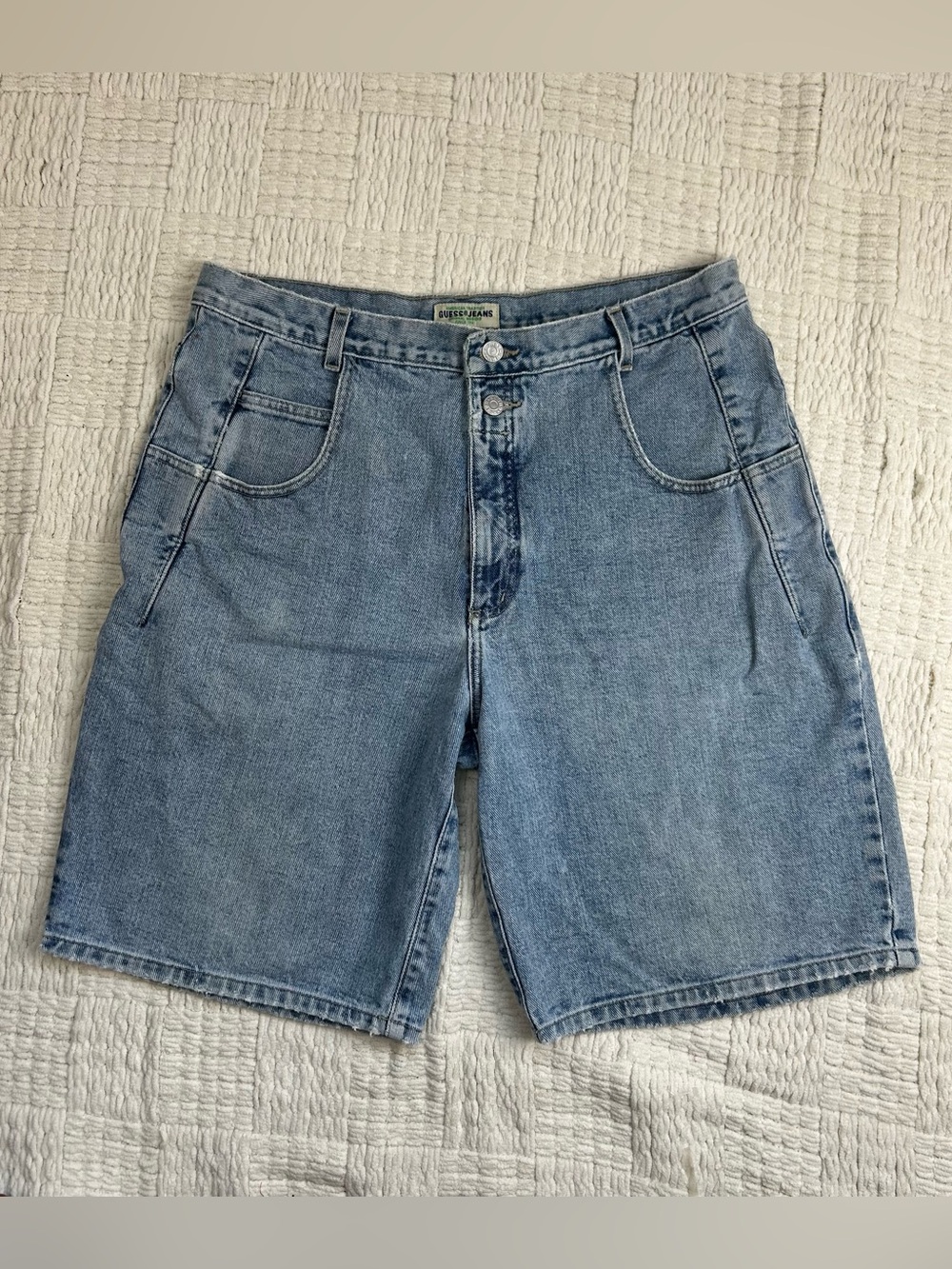 Vintage Guess Jeans American Tradition Long Shorts Mens 36